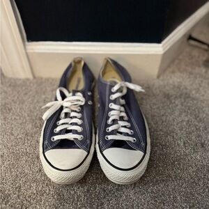 Classic Navy Blue Low Top Converse